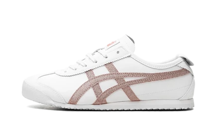 Кроссовки Onitsuka Tiger Mexico 66 1183B779, белые с розовым золотом