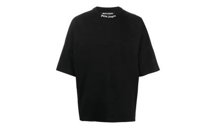 Мужская футболка Palm Angels Classic Logo, черно-белая