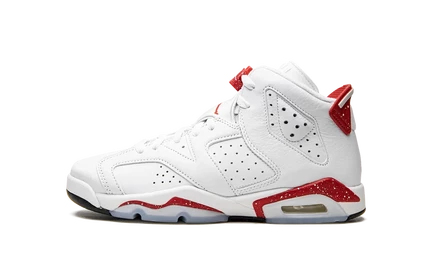 Детские кроссовки Jordan 6 Retro «Red Oreo», бело-красные