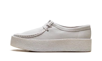 Женские мокасины Clarks Wallabee Cup, белые