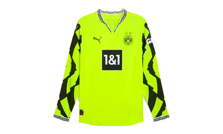 Футболка puma BVB Anniversary Jersey Authentic с длинным рукавом, желтая