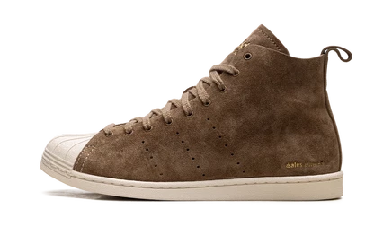 Кеды Adidas Superstar Hi JR0217, коричневые