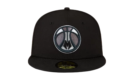 Бейсболка New Era 59FIFTY Milwaukee Bucks, черная/серая