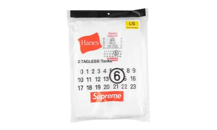 Майка Supreme MM6 Maison Margiela, 2 шт., без ярлыков