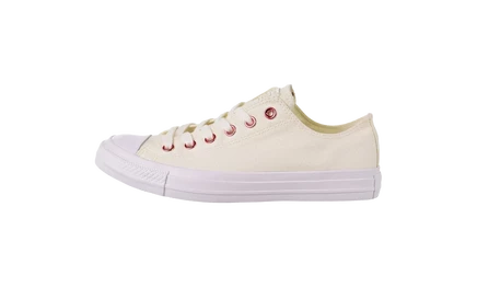 Кеды Converse Chuck Taylor All Star Ox Hearts, айвори/розовые/белые