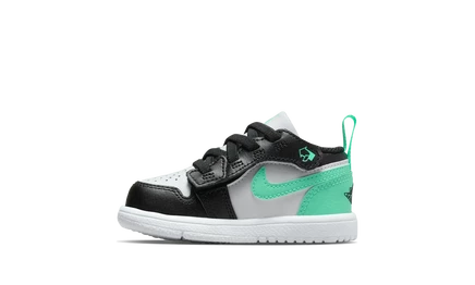 Детские кроссовки Jordan 1 Low Alt TD, бело-зеленые