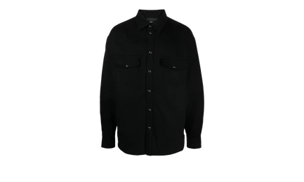 Куртка Purple brand Padded Western P037, черная