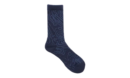 Унисекс носки Gramicci Contour Line, темно-синие