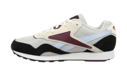 Кроссовки Reebok Classic Nylon Plus, бело-черно-красные