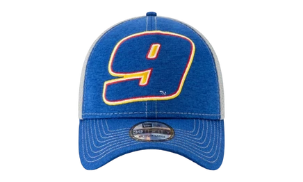 Унисекс-бейсболка New Era 39THIRTY NASCAR, синяя/серая
