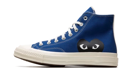 Кеды Converse Chuck 70 CDG Play Hi, голубой кварц