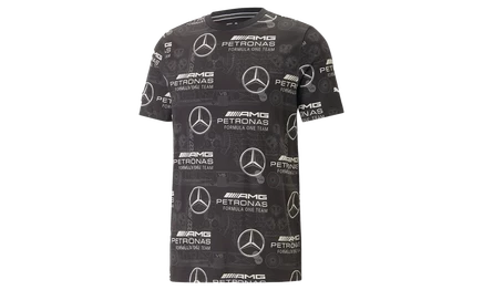 Футболка Puma MAPF1 Mercedes AOP, черная