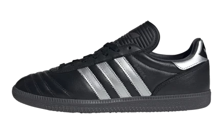 Мужские кроссовки Adidas Samba JP, черно-серебристые
