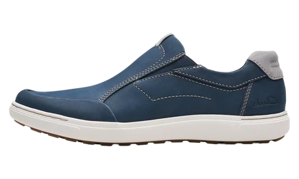 Мужские туфли Clarks Mapstone, нубук, темно-синие