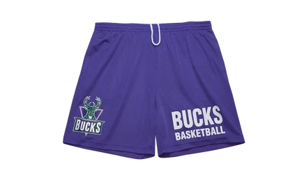 Шорты Mitchell & Ness Gameday Mesh 7 дюймов NBA Bucks