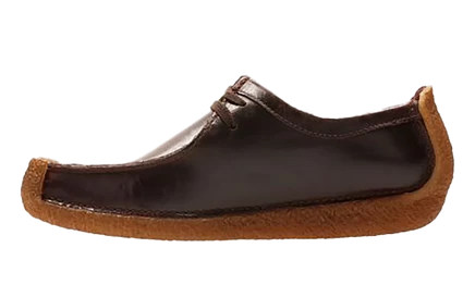 Мужские туфли Clarks Natalie из кожи, каштановые