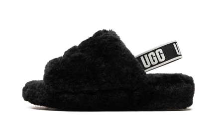 Женские шлепанцы Ugg Australia Fluff Yeah, черные