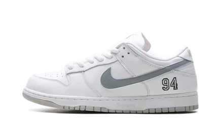 Кроссовки Nike SB Dunk Low Supreme, белые