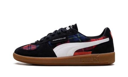 Кроссовки Puma Porsche Legacy Palermo Tartan, черно-красные