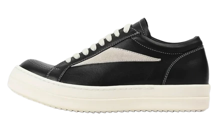 Мужские низкие кроссовки Rick Owens Concordians, черно-молочные