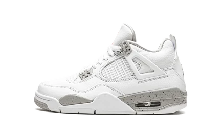 Детские кроссовки Jordan Air Jordan 4 Retro GS «White Oreo», белые