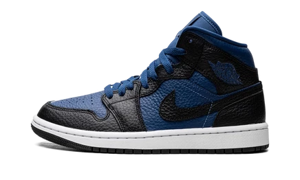 Женские кроссовки Jordan 1 Mid Split, французско-синие