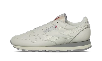 Кроссовки Reebok Classic Leather 1983 Vintage, серо-красные