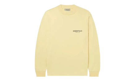 Лонгслив Fear Of God Essentials LS, кремовый