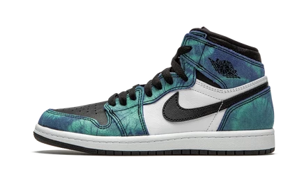 Детские кроссовки Jordan Air Jordan 1 High OG PS, тай-дай