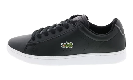 Мужские кроссовки Lacoste Carnaby Leather, черно-белые