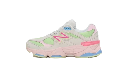 Детские кроссовки New Balance 9060 GS, серо-розовые
