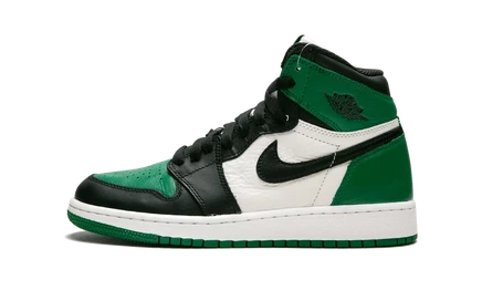 Кеды для мальчиков Jordan 1 Retro High OG GS «Pine Green», зеленые
