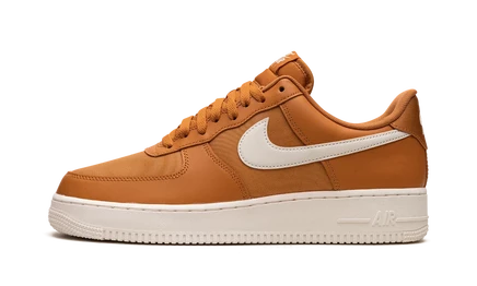Кроссовки Nike Air Force 1 Low, нейлоновые, оранжевые