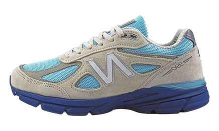 Мужские кроссовки New Balance 990v4 U990MB4, серо-голубые