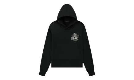 Мужское худи Amiri Precious Memories Logo, черное/белое