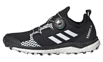 Трейловые кроссовки Adidas Terrex Agravic BOA, черно-бело-мятные
