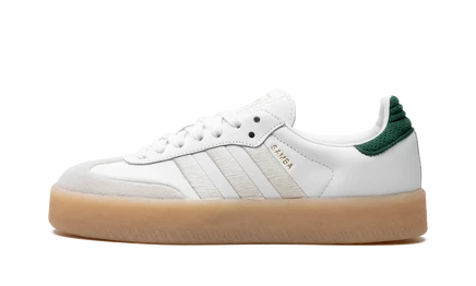 Женские кеды Adidas Sambae WMNS IF7162, бело-зеленые