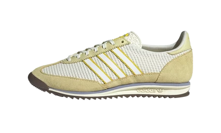 Женские кроссовки Adidas SL 72 OG, слоновая кость/пудрово-желтые