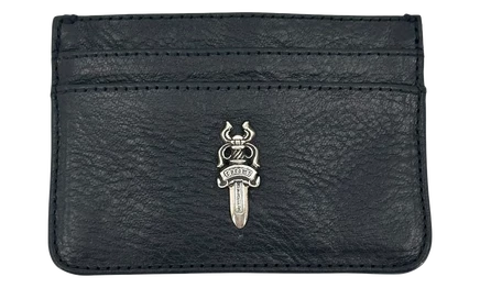 Унисекс картхолдер Chrome Hearts Dagger, серебристый