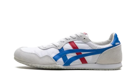 Кроссовки Onitsuka Tiger Serrano, бело-сине-красные