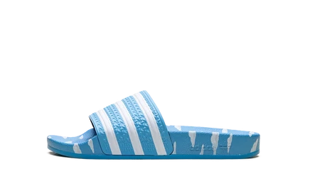 Детские сланцы Adidas Adilette Clouds «The Simpsons», сине-белые