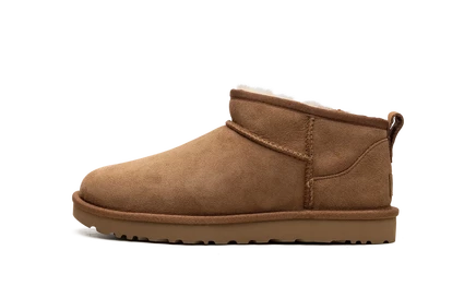 Женские ботинки Ugg Classic Ultra Mini 1116109, каштановые