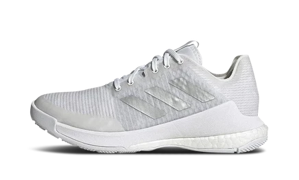 Женские кроссовки Adidas Crazyflight, белые/серебристые
