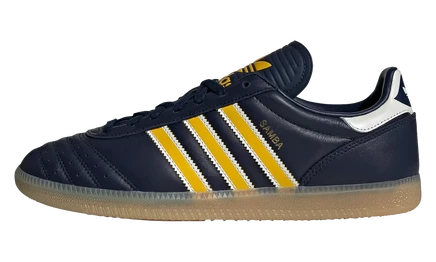 Мужские кроссовки Adidas Samba JP, темно-синие с белым