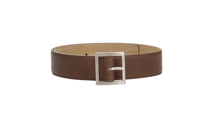 Ремень Amiri Classic Square Buckle, коричневый