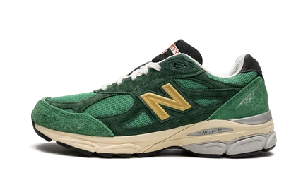 Кроссовки New Balance 990 V3 Made in USA, зелено-желтые