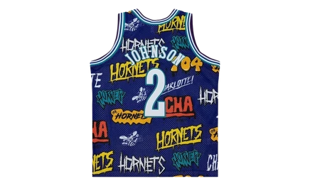 Мужская майка Mitchell & Ness Hornets 1994 Ларри Джонсон