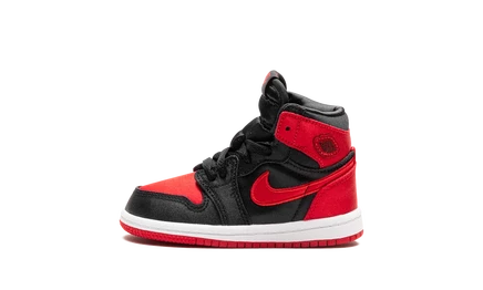 Детские кроссовки Jordan 1 Retro High OG «Satin Bred»