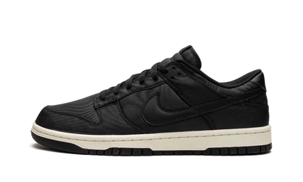 Кроссовки Nike Dunk Low Retro PRM, черный канвас