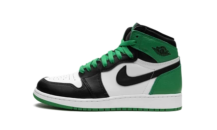Детские кроссовки Jordan Air Jordan 1 GS, бело-зеленые